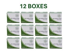 12x Caffè Verde Caffè Istantaneo Naturale alle Erbe per Uomo Vitalità e Resistenza