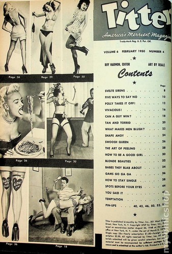 Titter America's Merriest Revue Vol. 6 #4 Cgc 7.0 1950 4601482004 - Photo 3 sur 3