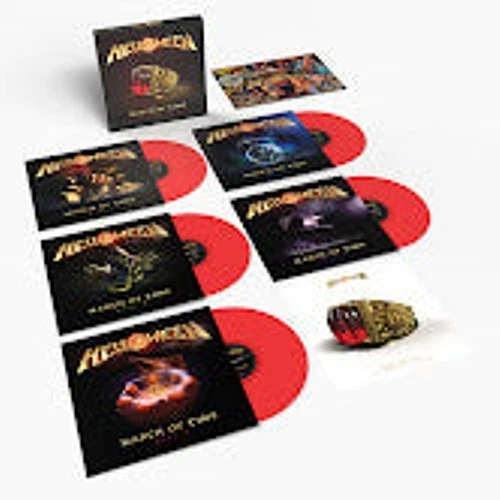 Helloween March of Time (The Best of 40 Years) Limited Edition (5 LP) (Red Vinyl - Image 2 of 2