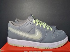 Nike Dunk Low GS "Glow in the Dark" Charcoal NEW Size 5 Youth, 6.5 Women