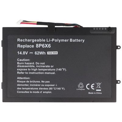 Akku passend für Dell Alienware M11x, M14X, Li-Polymer, 14,8V, 4190mAh, 62Wh, bu