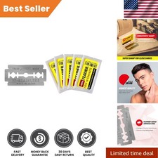 Japanese Quality Double Edge Safety Razor Blades - 50 Count for Smooth Shaving