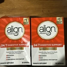 2x Align Probiotic Digestive Support 8/27 56 Ct (112 Total) Exp: 2027+ New NIB