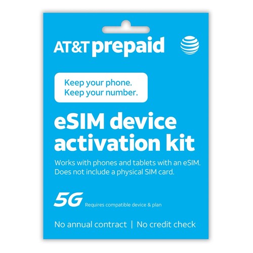 eSIM AT&T, e SIM, ESIM SIM uniquement - plan NON inclus - livraison de messages eBay - Photo 2 sur 2