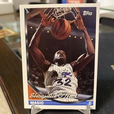 1993 TOPPS SHAQUILLE O’NEAL  #181 SHAQ HOF Orlando MAGIC Lakers