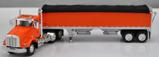 DCP / FIRST GEAR 1/64 SCALE T-800 KENWORTH DAY CAB WITH WILSON 34' GRAIN TRAILER
