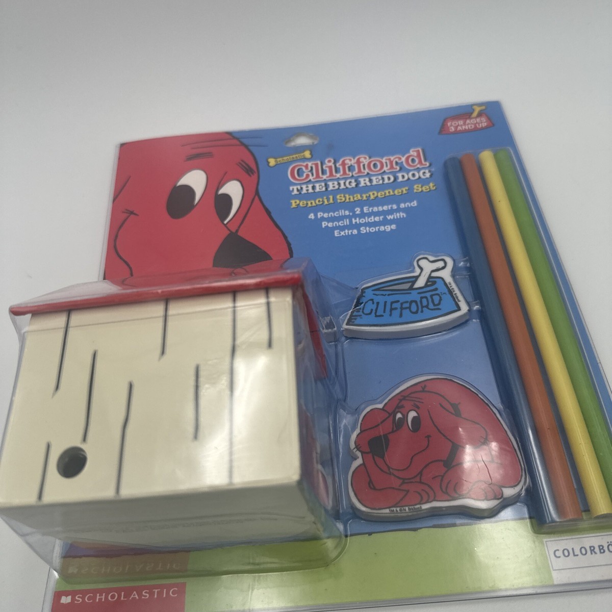 Scholastic Clifford The Big Red Dog Doghouse Pencil Sharpener | eBay