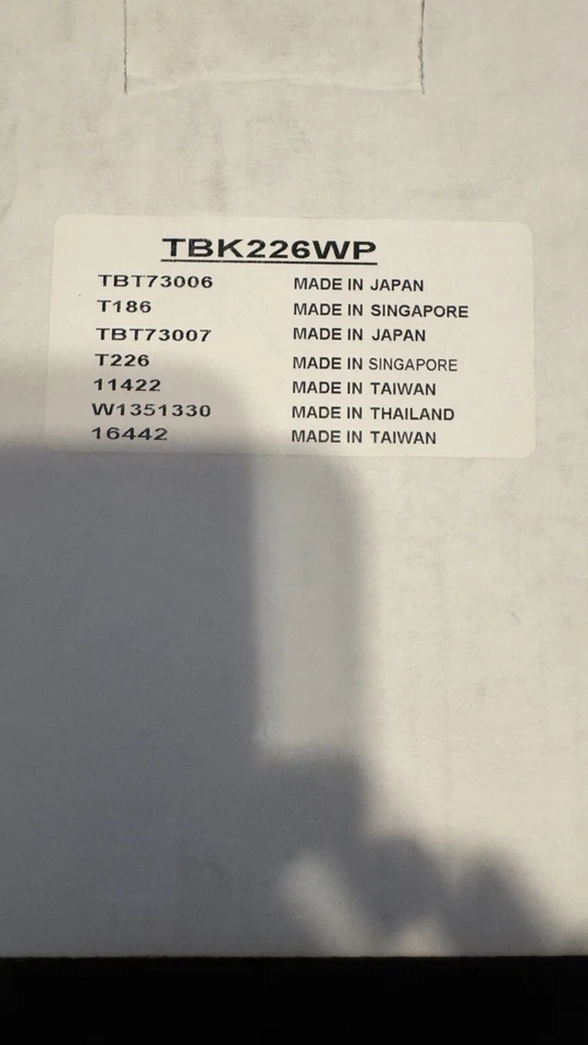 Kit de correa de distribución y bomba de agua SKF TBK226WP para 93-99 Honda Prelude Foto 2 de 4