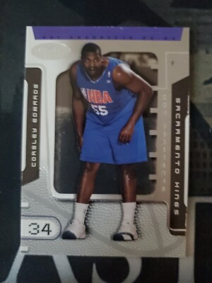 2002-03 Hoops Hot Prospects #120 Corsley Edwards Sacramento Kings RC /1500
