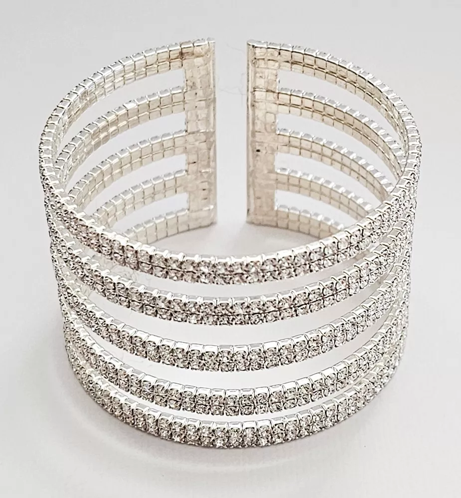 Clear on sale cuff bracelet