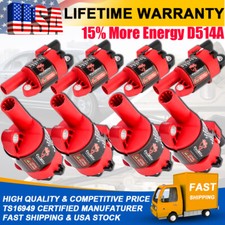 High Performance Ignition Coil Set Of 8 For Gm Round Style 12573190 Uf414 D514a