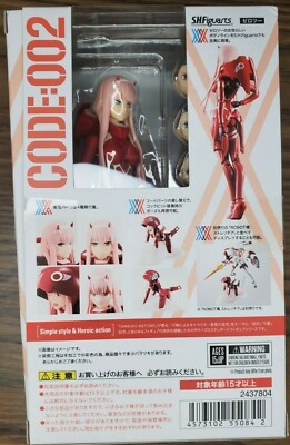 USED Bandai S.H. Figuarts Zero Two DARLING in the FRANXX Authentic 