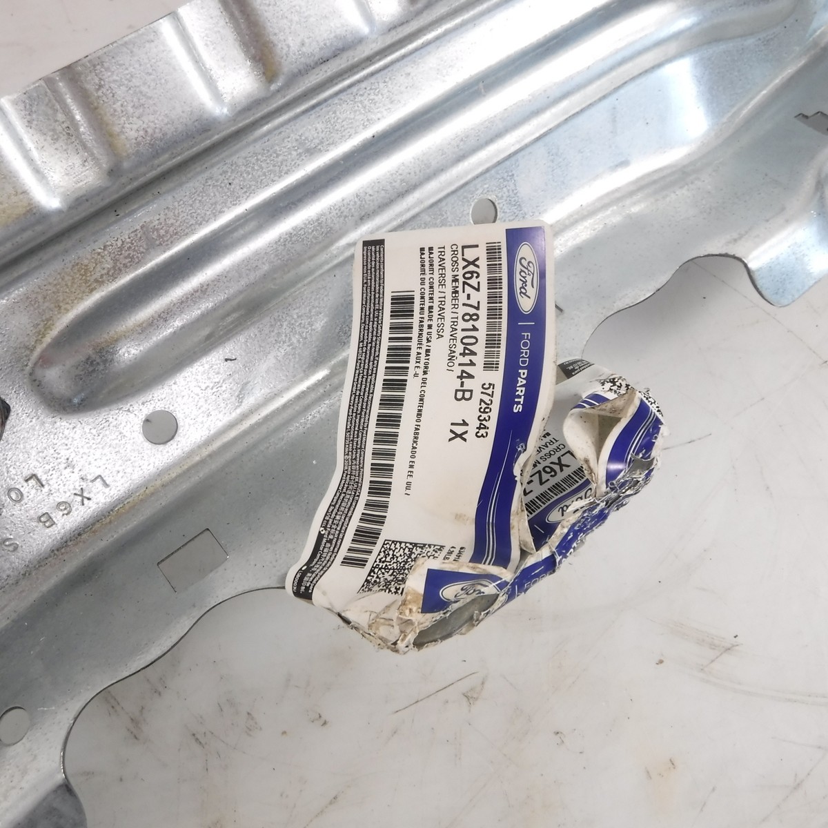 Genuine OEM Ford Front Crossmember Frame Side W/O Hyb. for