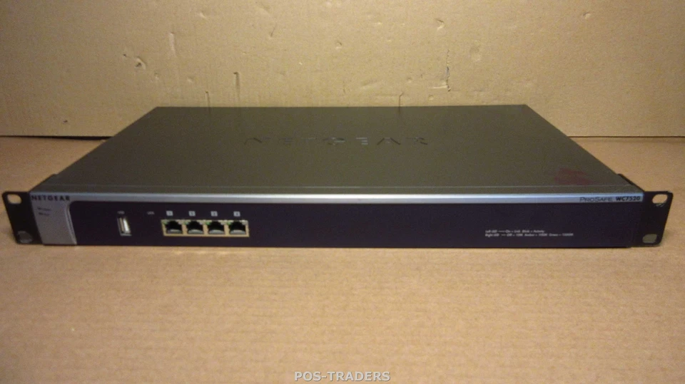 NETGEAR WC7520 ProSafe 20-AP Wireless Controller Dual Radio 802.11n + RACK EARS