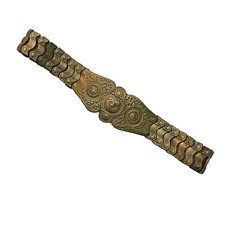 Vintage Solid Brass Belt Approx 85 x 6cm, 1Kg, Leather Lined Inside