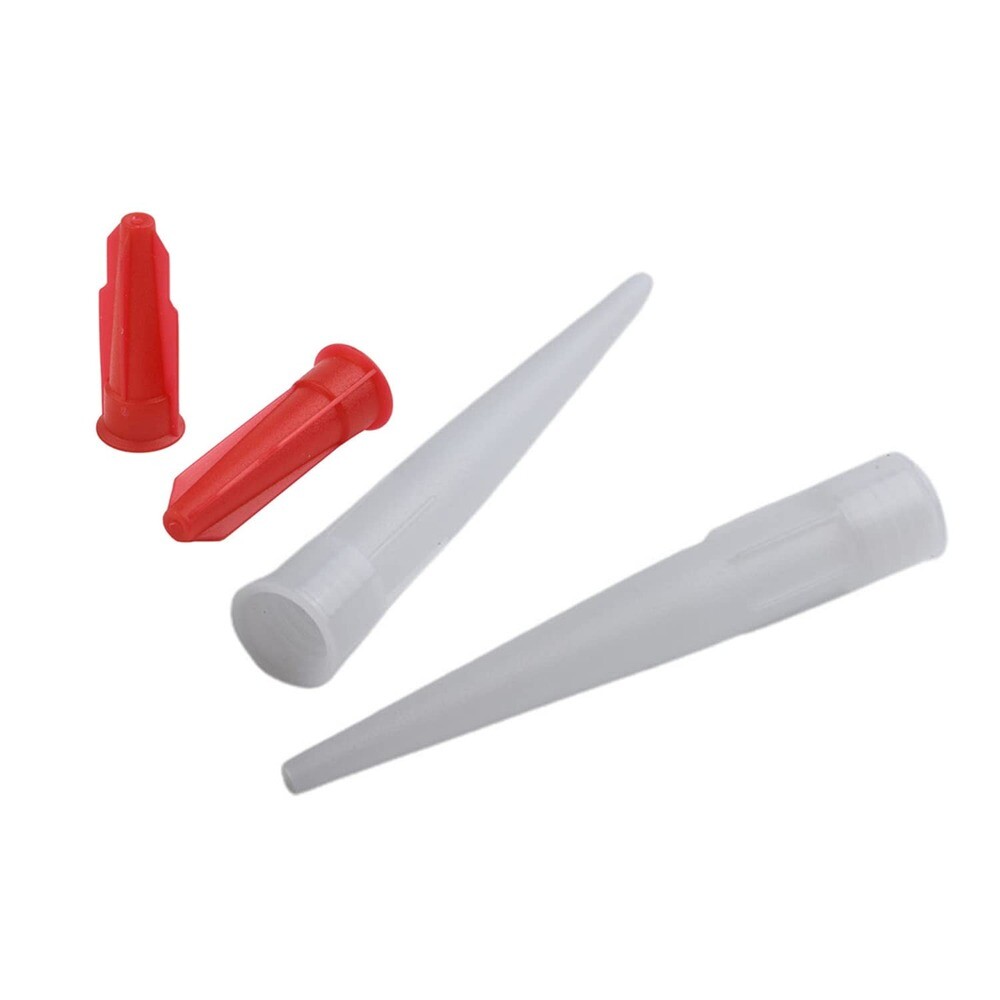 Plastic Sausage Caulking Gun Tips 24PCS Extender Tool Sealing and