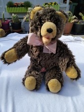 Teddy Teddybär, Kunstplüsch gespitzt, 40cm, Clemens Spieltiere 1960/70