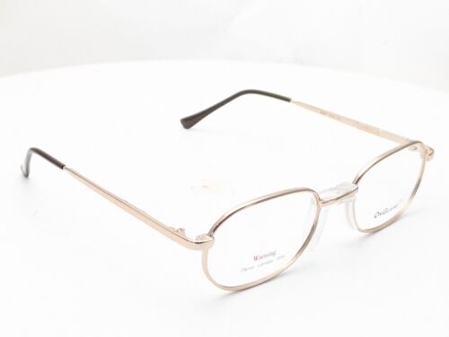 OnGuard OGZ87-2+ CSA Z94.3 OG091 Oval Gold Unisex Eyeglasses 52mm - Picture 2 of 6