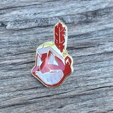 Vintage Cleveland Indians Logo Collectable MLB Baseball Tribute Jersey Hat Pin 