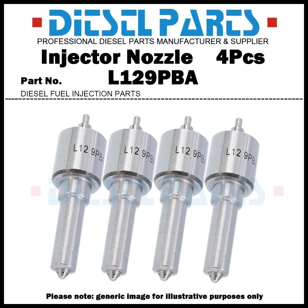 4Pcs Fuel Injector Nozzle​ L129PBA 2645K612 for Perkins 2645K023
