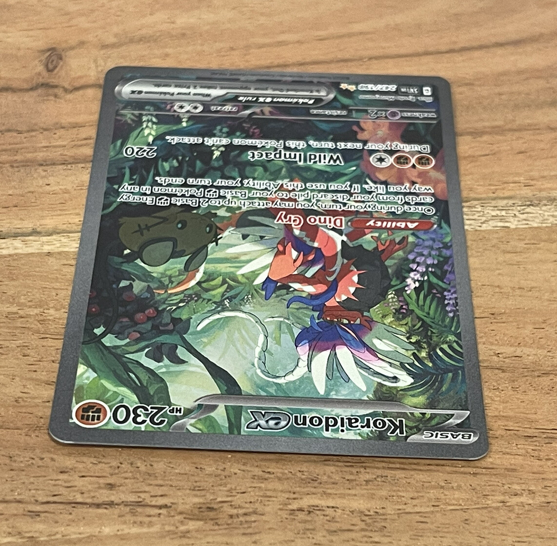 KORAIDON EX Scarlet & Violet 247/198 Alternate Art Pokemon Card NM