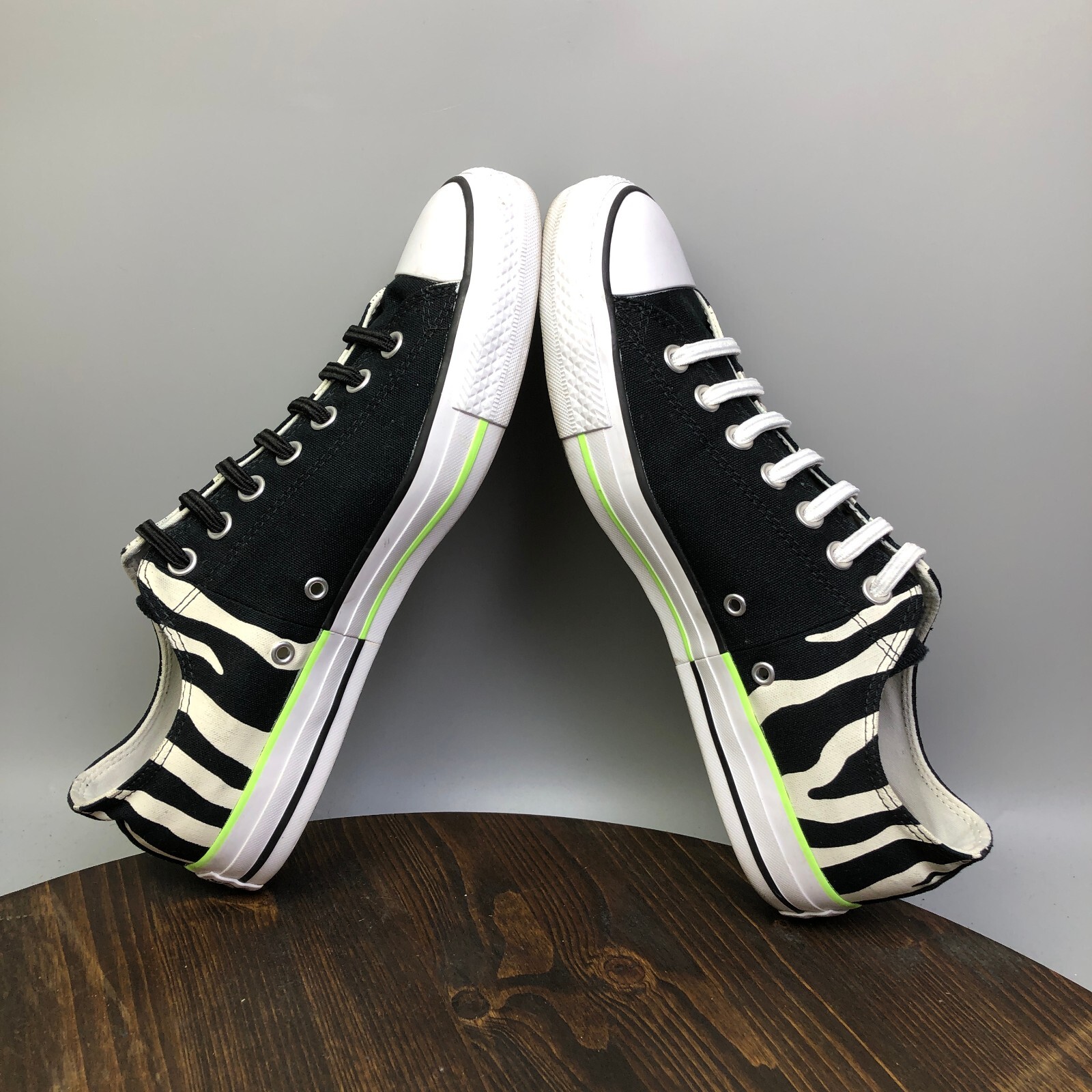 Converse Chuck Taylor All Star Zebra Print Low Mens S… Gem