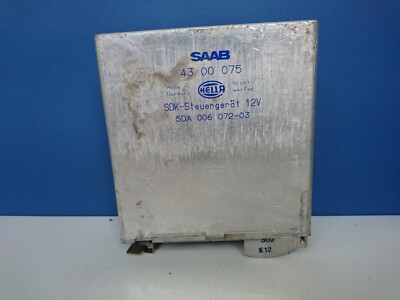 Saab 9000 Ets Genuin Electric Control Unit Ecu 43 00 075 4300075 5da00607203 Oem