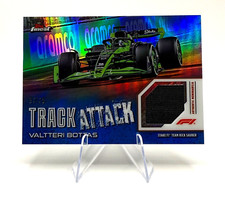2024 Topps Finest Formula 1 F1 Valtteri Bottas #TAR-BOT Patch Blue /75