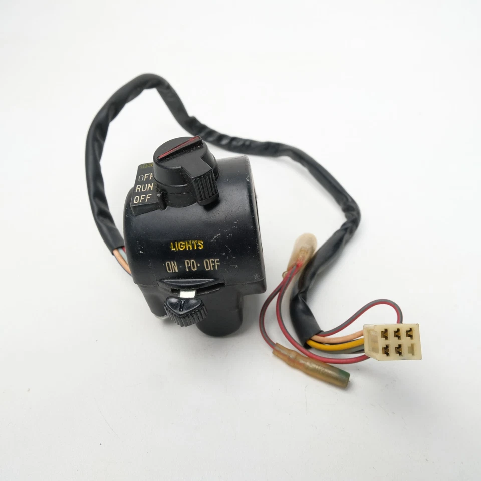 Interruptor de manija derecha para Kawasaki GTO KH100 KZ200 KZ250 KE100 KE125 Foto 2 de 4