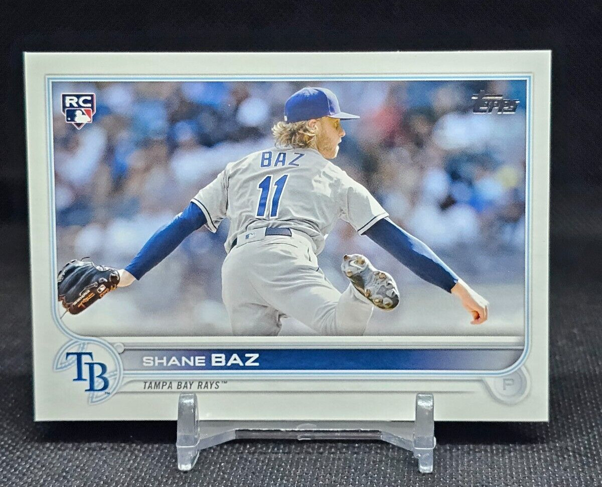 2022 Topps Baseball Image Variation Shane Baz #421 Tampa Bay Rays SP