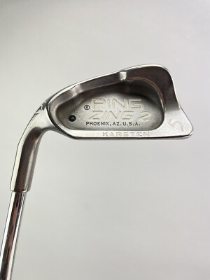 Ping Zing2 5 Eisen Black Dot Stiff Flex Stahl / Linkshänder / neuer Griff /19986