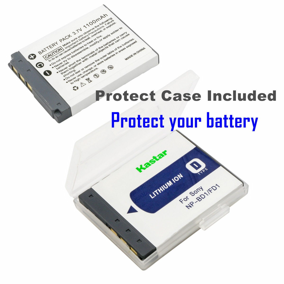 Kastar Replacement Battery Charger For Sony NP-BD1 BC-CSD & DSC-T700 Digital Camera