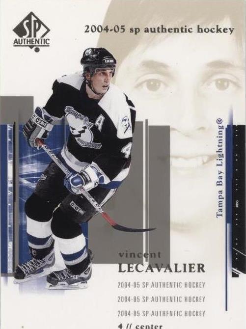 2004-05 SP Authentic - Vincent Lecavalier #82 - 1 of 1