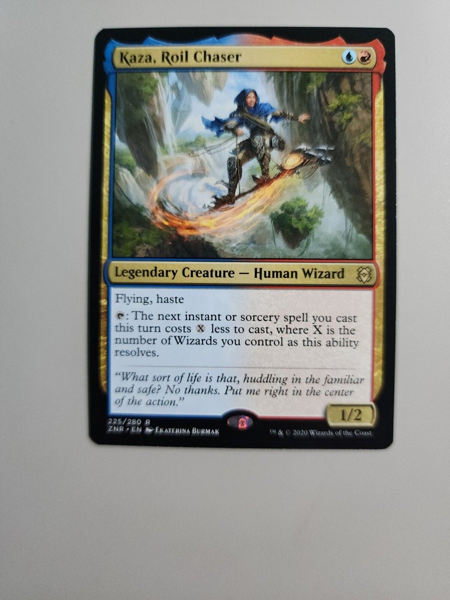 MTG Kaza, Roil Chaser Zendikar Rising 225/280 Regular Rare | eBay
