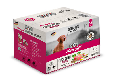 MACs Mono SOFT frisches Pferd 12 kg - halbfeuchtes Hundefutter