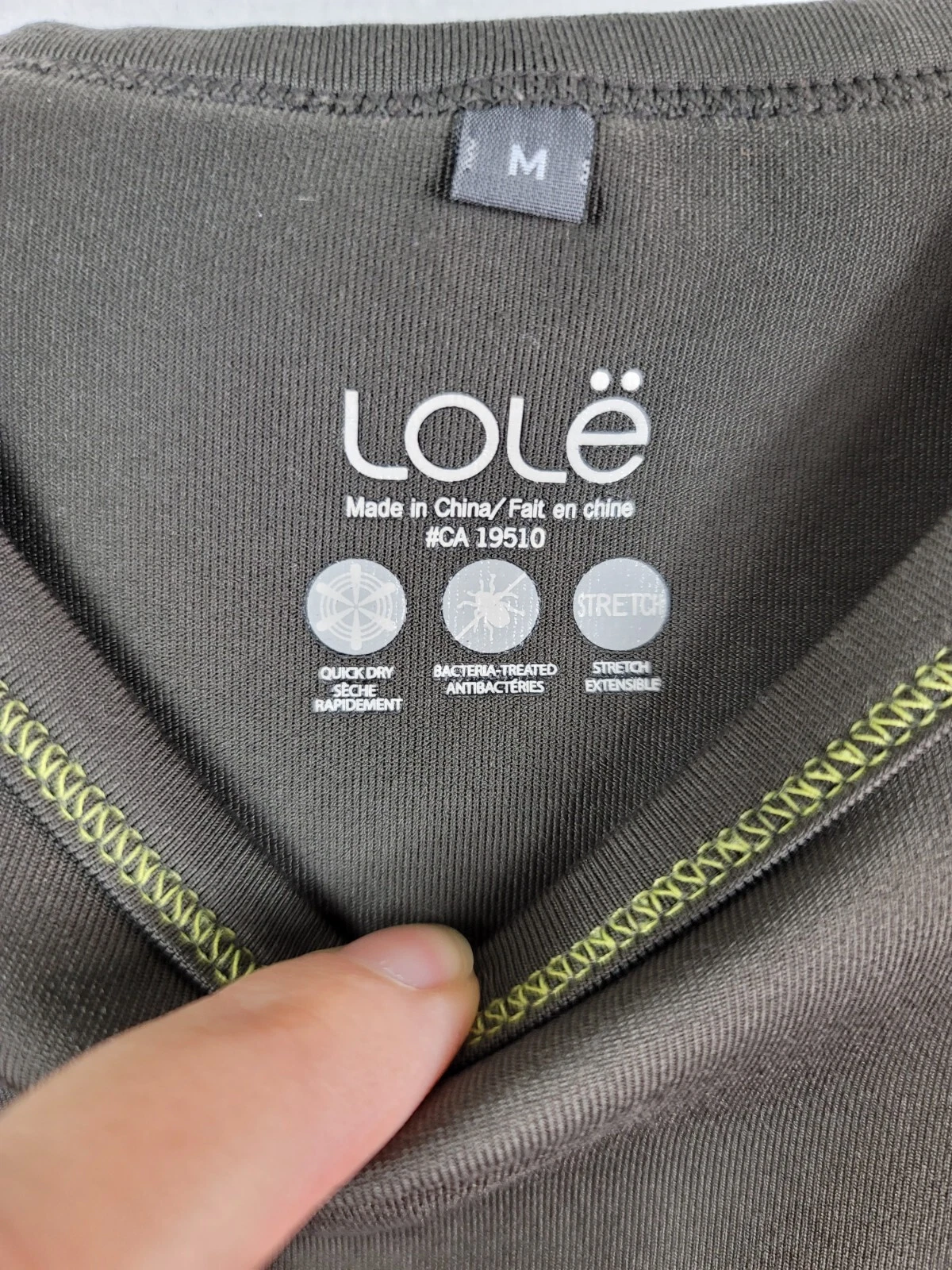 lole sleeveless quick-dry yellow design tank-top
