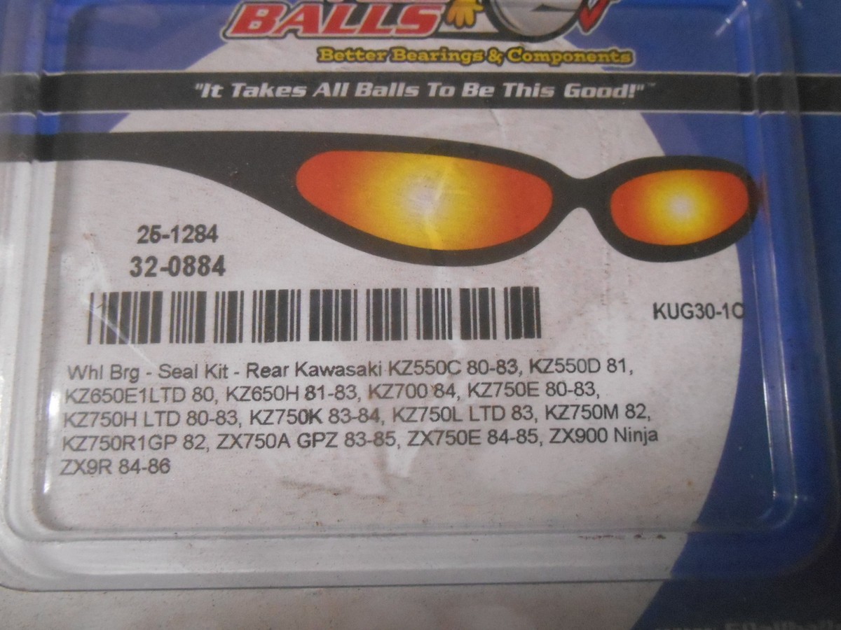 NOS All Balls Bearing & Seal Kit Rear Kawasaki KZ550 KZ700 ZX9R 84
