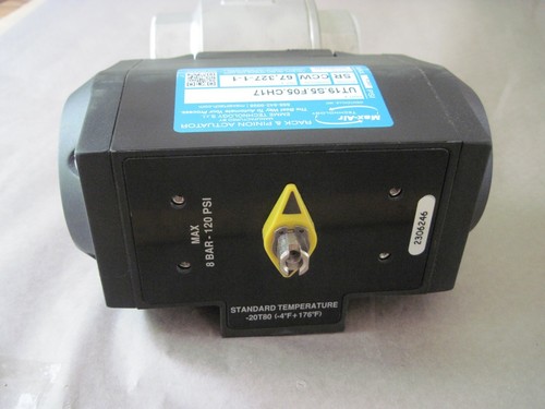 Max-Air UT19.S5.F05.CH17 Rack & Pinion Actuator w/ 2" Ball Valve, NEW - Picture 5 of 10