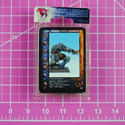 Figurine Rackham Confrontation - Wolfen Tracker - édition Espagnole - OOP - Neuve