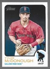 2022 TOPPS HERITAGE MINOR LEAGUE TYLER MCDONOUGH SALEM RED SOX #9