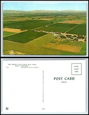 WASHINGTON Postcard - Yakima River Valley, Hop Ranch, Aerial View R17