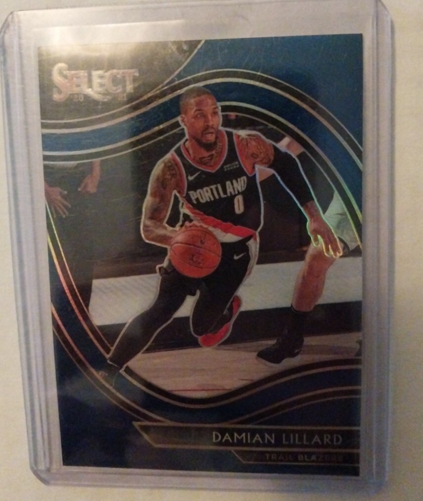DAMIAN LILLARD 2020-21 Select COURTSIDE Level #248 Trailblazers Silver