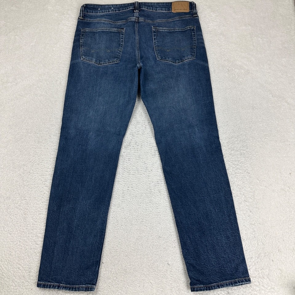American Eagle Men's Airflex Plus Jeans Athletic Fit 34x32 (Measures