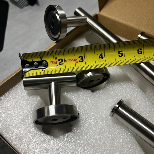 Flyfox 5-teiliges Badaccessoire-Set (gebürstetes Nickel) - Bild 6 von 7