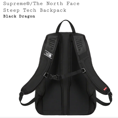 Supreme x The North Face Steep Tech Backpack, Black Dragon Supreme x The North Face Steep Tech Backpack, Black Dragon
