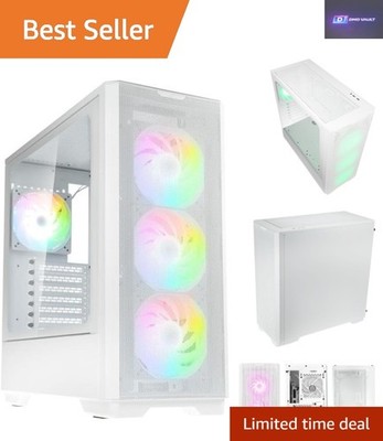 High Airflow Unity Solar ARGB Mid Tower Gehäuse - Tempered Glass & 400mm GPU
