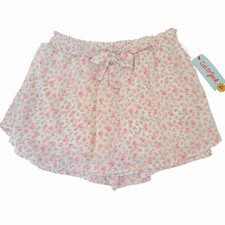 Cat  Jack Girls Floral Skort L 10/12 Tie Waist Flowy Summer Shorts NWT