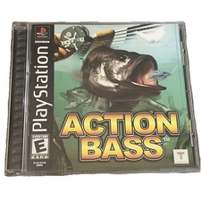 Action Bass PlayStation 1 PS1 CIB Complete TESTED WORKING Video Game Outdoors