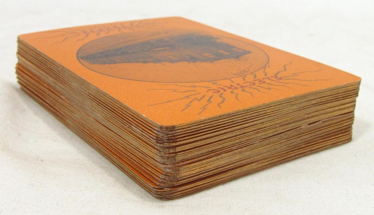 VTG C.M.& St.P.RY Van Noy Souvenir Playing Cards Railway Locomotive Chicago