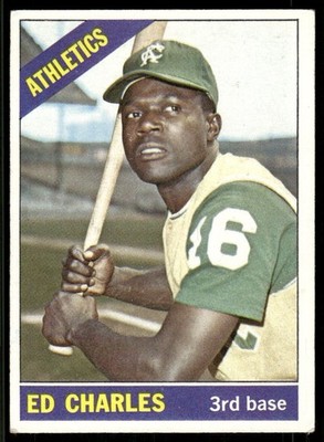 1966 Topps Ed Charles #422 Kansas City Athletics